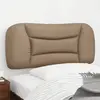 vidaXL Coussin de tête de lit cappuccino 80 cm similicuir