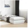 vidaXL Vidaxl Cadre De Lit Sans Matelas Blanc 90x190 Cm Bois D'ingénierie