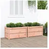 vidaXL Jardinières 2 pcs bois massif douglas