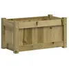 vidaXL Jardinière 60x31x31 cm bois de pin imprégné