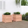 vidaXL Jardinières 2 pcs bois massif douglas