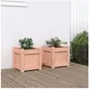 vidaXL Jardinières 2 pcs bois massif douglas
