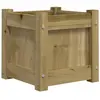 vidaXL Jardinière 31x31x31 cm bois de pin imprégné