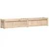vidaXL Jardinière 180x31x31 cm bois de pin massif