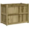 vidaXL Jardinière 90x50x70 cm bois de pin imprégné