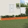 vidaXL Jardinières 2 pcs cire marron bois de pin massif