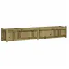 vidaXL Jardinière 180x31x31 cm bois de pin imprégné