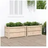 vidaXL Jardinières 2 pcs bois de pin massif