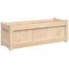 vidaXL Jardinière d'extérieur 90x31x31 cm bois de pin massif