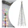 vidaXL Arbre de Noël lumineux avec pointes 570 LED coloré 300 cm