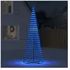 vidaXL Arbre de Noël lumineux conique 688 LED bleu 300 cm