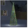 vidaXL Arbre de Noël lumineux conique 688 LED colorées 300 cm