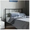 vidaXL Tête de lit métal noir 90 cm