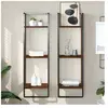 vidaXL Étagère murale 3 niveaux chêne marron 30x25x100 cm
