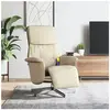 vidaXL Fauteuil Inclinable de Massage avec Repose-pieds, Siège avec Accoudoirs, Chaise de Relaxation avec Dossier Salon, 356675