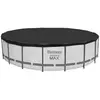 Bestway - Couverture de piscine Flowclear Fast Set 555 cm Noir
