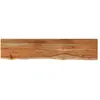 vidaXL Étagère murale rectangulaire massif acacia bordure assortie