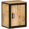 vidaXL Armoire de salle de bain 40x30x50cm bois massif manguier et fer