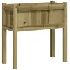 vidaXL Jardinière avec pieds 70x31x70 cm bois de pin imprégné