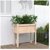 vidaXL Jardinières avec pieds 70x31x70 cm bois de pin massif