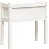 vidaXL Jardinières avec pieds blanc 70x31x70 cm bois de pin massif
