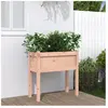 vidaXL Jardinières avec pieds 70x31x70 cm bois massif douglas