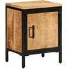 vidaXL Table de chevet 40x30x52,5 cm bois de manguier massif brut