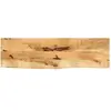 vidaXL Dessus de table 100x40x2,5 cm bord vivant bois massif manguier