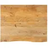 vidaXL Dessus de table à bord vivant 100x80x2,5cm bois massif manguier