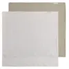 Lot de 2 langes Tender Beige-Linen (115 x 115 cm)