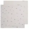 Lot de 2 langes Tender Linen-Clover (115 x 115 cm)