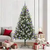 Prolenta Maison Exclusive - Sapin de Noël artificiel pliable avec effe...
