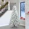 Prolenta Arbre de Noël blanc pliable, de qualité supérieure, hauteur 2...