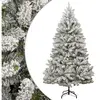 Prolenta Maison Exclusive - Sapin de Noël artificiel pliable, avec nei...