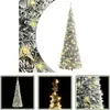 The Living Store Sapin de Noël Pop-Up Artificiel enneigé 100 LED 150 c...