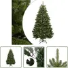 The Living Store Arbre de Noël artificiel pliable avec support Vert 24...