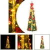 The Living Store Sapin de Noël Pop-Up Artificiel 150 LED Vert 180 cm