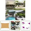 Voile d'ombrage 160 g/m² rectangulaire sable 3,5x5 m pehd - Voile D'ombrage - Parasol - Abri Solaire - Toile Ombrage - Protection Solaire - The