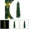 The Living Store Arbre de Noël artificiel avec éclairage 45 LED 90 cm