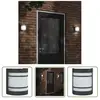 Applique murale d'extérieur noir acier inoxydable - Applique Murale Ex...