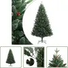 The Living Store Arbre de Noël artificiel pliable avec baies rouges 18...