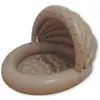 Piscine enfant avec auvent Panthère brun (100 cm)
