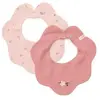 Little Dutch Set de 2 bavoirs Fairy Flowers-Pink Blush