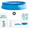 Piscine ronde Easy Set - Comprend des accessoires CB41