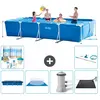 Intex Frame Pool Piscine à cadre rectangulaire - Comprend des accessoires CB97