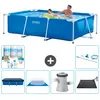 Intex Piscine à cadre rectangulaire - Comprend des accessoires CB97
