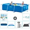 Intex Piscine à cadre rectangulaire - Comprend des accessoires CB97