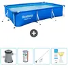 Piscine Rectangulaire Steel Pro - Comprend des accessoires CB58