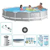 Piscine ronde Prism Frame - Comprend des accessoires CB19