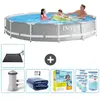 Intex Rond Prism Frame Zwembad - 366 x 76 cm - Grijs - Inclusief Pomp ...